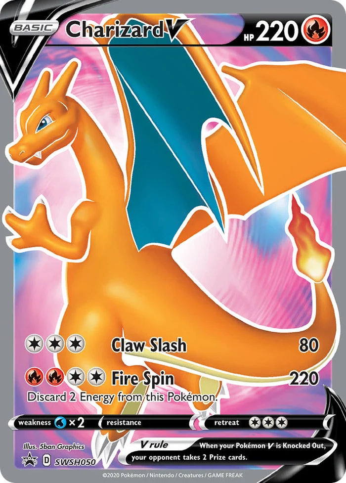 PSA 10Charizard V #SWSH050 SWSH Black Star Promo